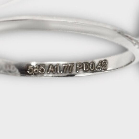 Blue Aquamarine Ring - Picture 5 of 9